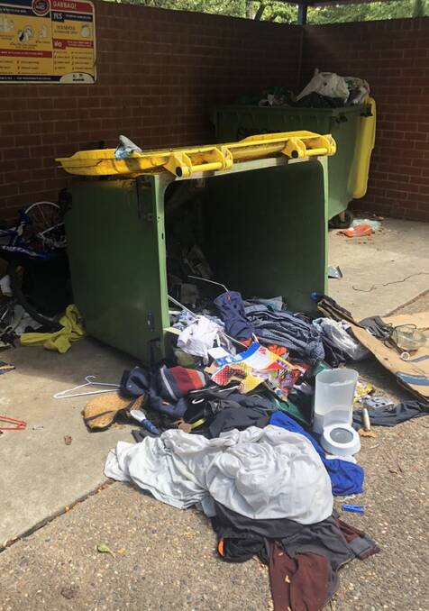 Residents have told The Canberra Times parts of the complex are often trashed. Picture: Supplied 