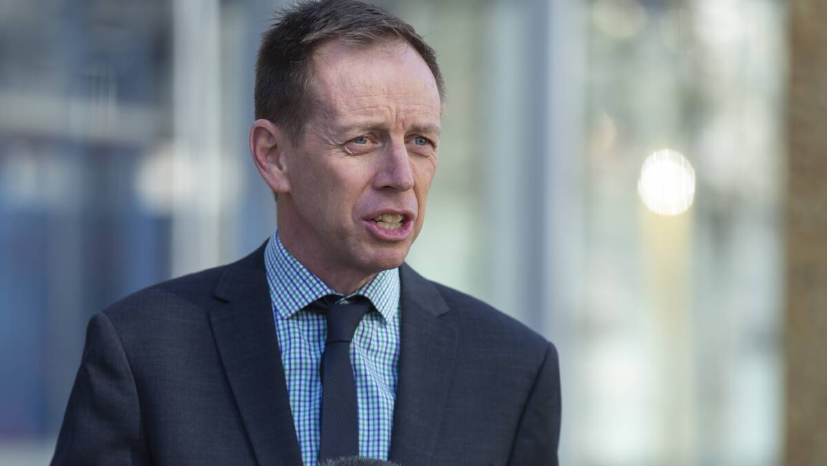 ACT Attorney-General Shane Rattenbury said legal issues around extradition would need to be explored as part of the government's push to raise the age of criminal responsibility. Picture: Jade Harrison-Will 
