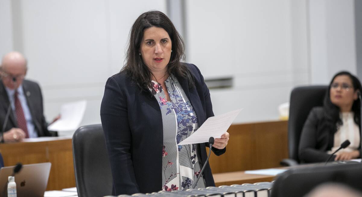 Opposition health spokeswoman Giulia Jones will deliver a motion to the Assembly to call on forensic services for sexual assault victims to be more accessible. Picture: Keegan Carroll 