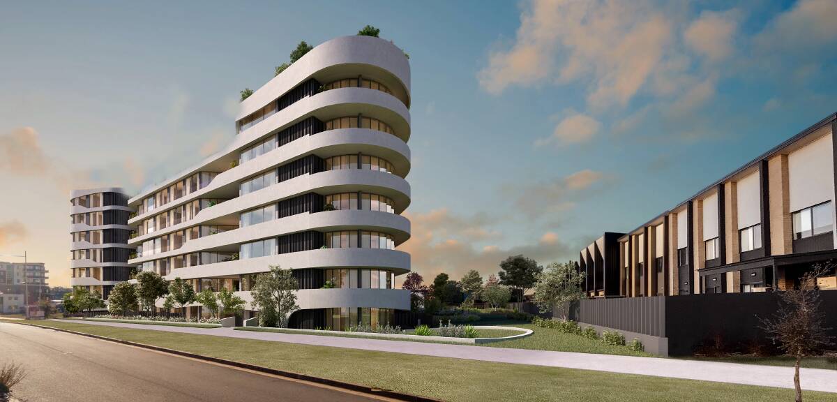 An artist's impression of Zapari's development. The developer reached an agreement with ACTPLA after two previous development applications for the site were knocked back. Picture: Supplied