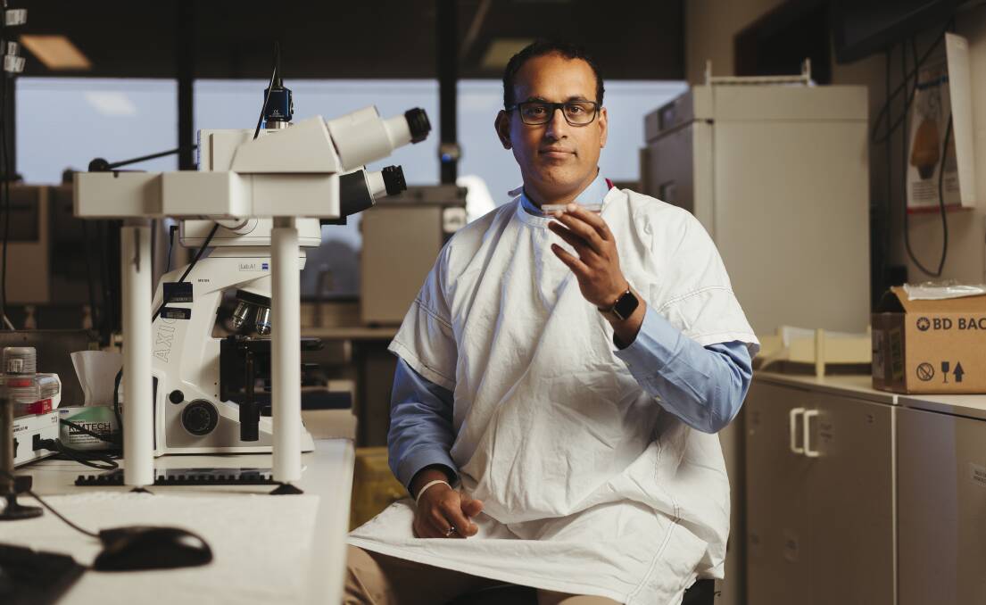 Professor Sanjaya Senanayake will be one of the first Canberrans to received the COVID-19 vaccine. Picture: Dion Georgopoulos 