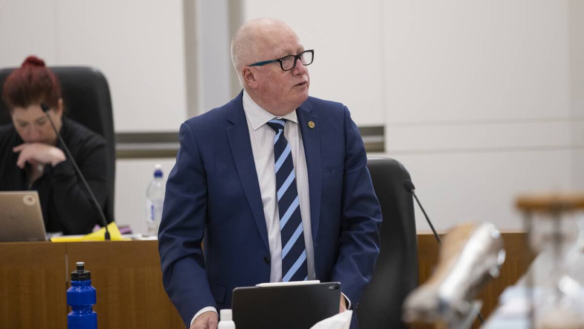 ACT Industrial Relations Minister Mick Gentleman will introduce new industrial manslaughter laws to the territory's parliament. Picture: Keegan Carroll 