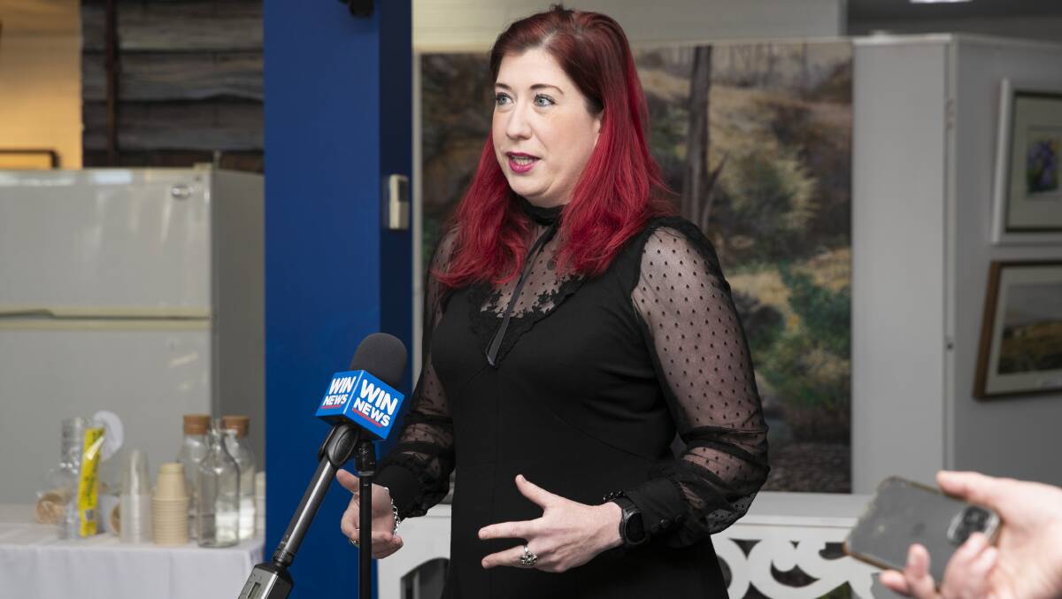 ACT Business Minister Tara Cheyne said issues with the architecture of the ChooseCBR website had forced the site to be shut down for the next week. Picture: Keegan Carroll 