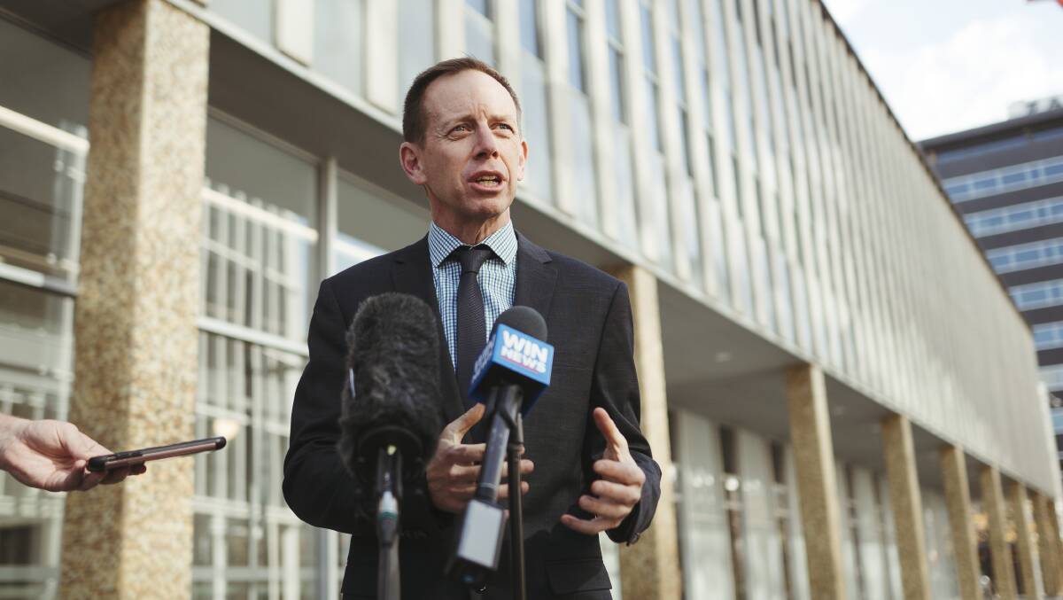 ACT Attorney-General and Greens leader Shane Rattenbury. Picture: Dion Georgopoulos 