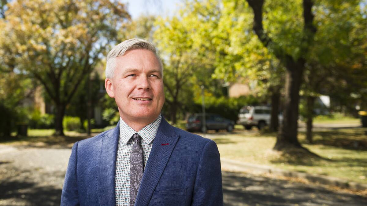 ACT chief planner Ben Ponton has previously said the planning authority is forced to approve developments that are not ideal. Photo: Dion Georgopoulos