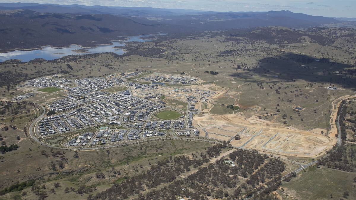 Googong North has been awarded the Property Council ACT and Rider Levett Bucknall development of the year. Picture: Supplied. 