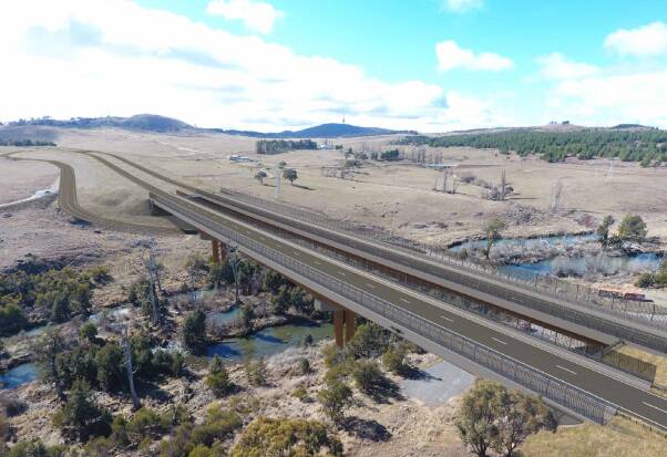 The new Molonglo River crossing will cost $174m. Picture: ACT government