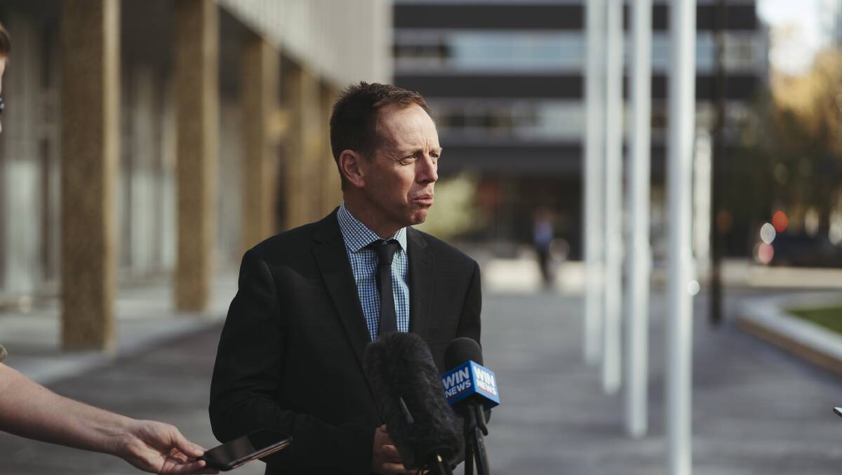 ACT Attorney-General Shane Rattenbury has proposed tougher sentencing for family violence perpetrators. Picture: Dion Georgopoulos 