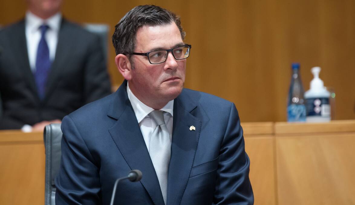 Victoria Premier Daniel Andrews. Victoria has closed its border to ACT residents. Picture: Sitthixay Ditthavong