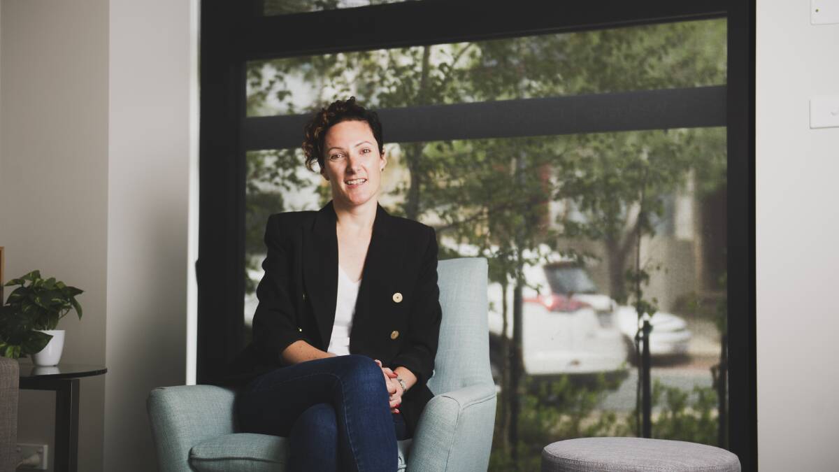 Shannon Battisson is the new president of the ACT chapter of the Australian Institute of Architects. Picture: Dion Georgopoulos