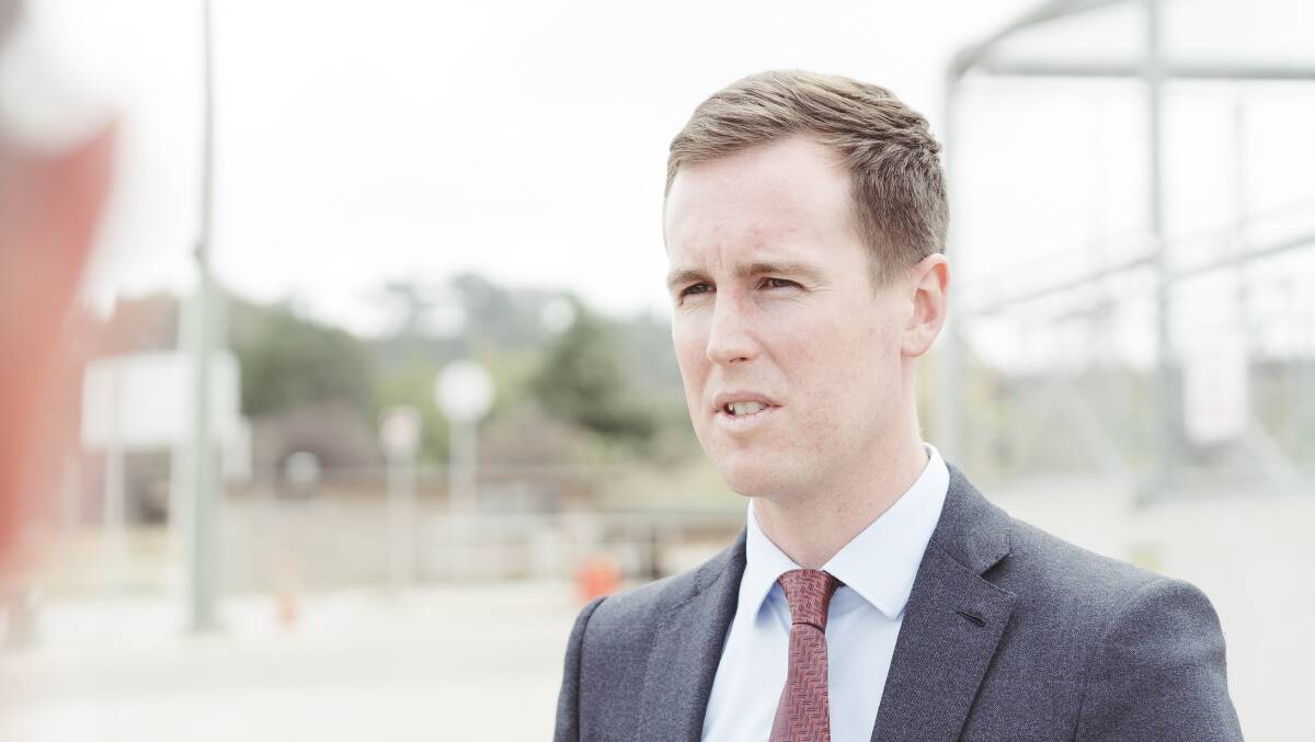 City Services Minister Chris Steel said the government would work with the community and industry to implement the ban on single-use plastics. Picture: Dion Georgopoulos