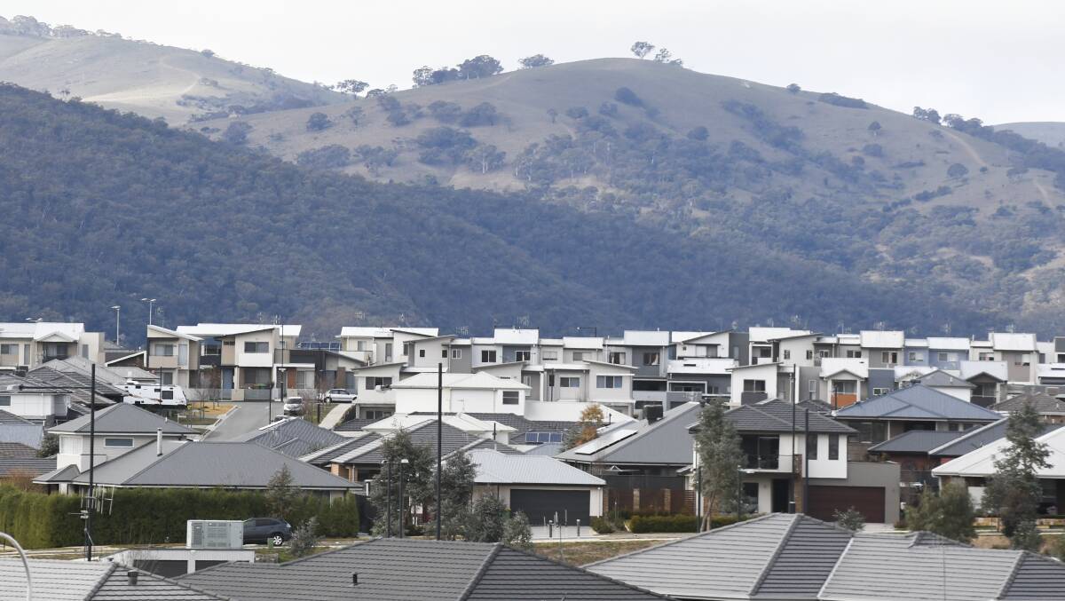 The ACT has the lowest proportion of community housing properties in the nation. Picture: Dion Georgopoulos 