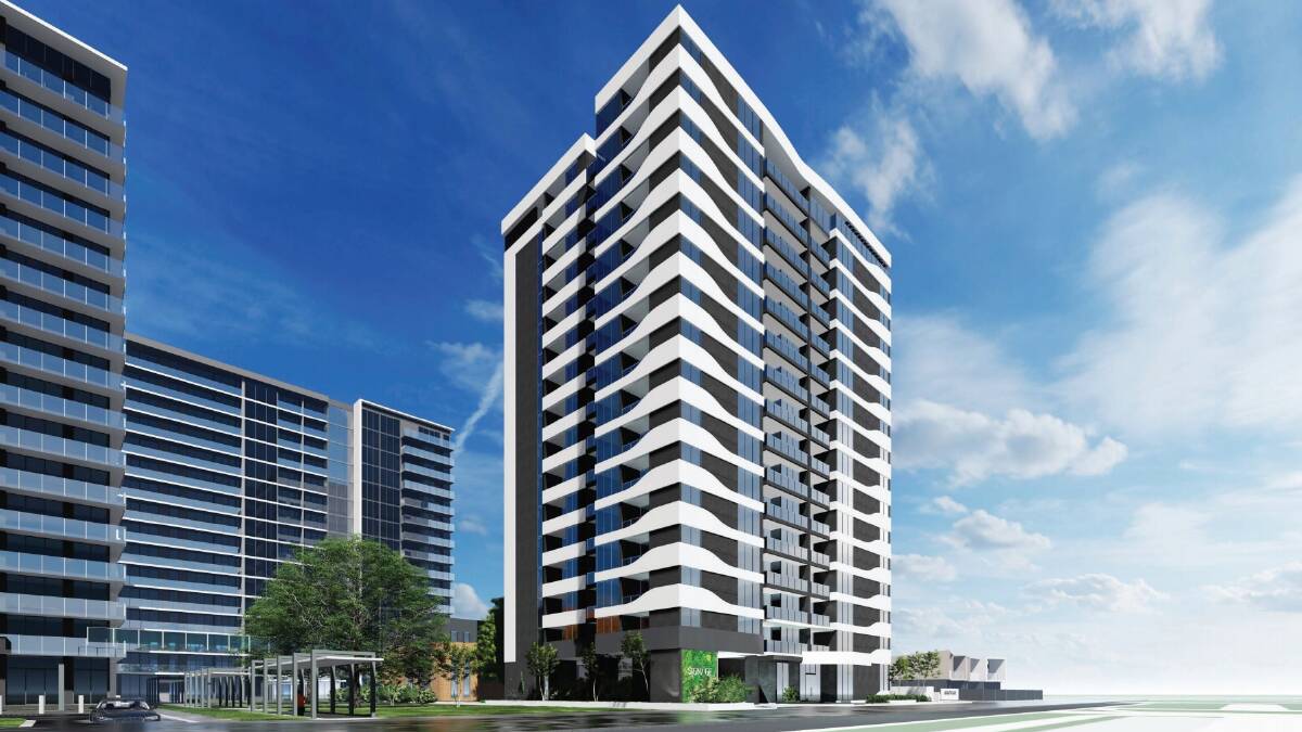 An artist's impression of Amalgamated's proposed build-to-rent development in Woden. Picture: ACT Planning 