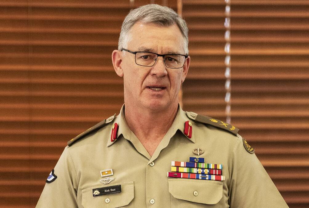 Chief of Army, Lieutenant General Rick Burr. Picture: Defence