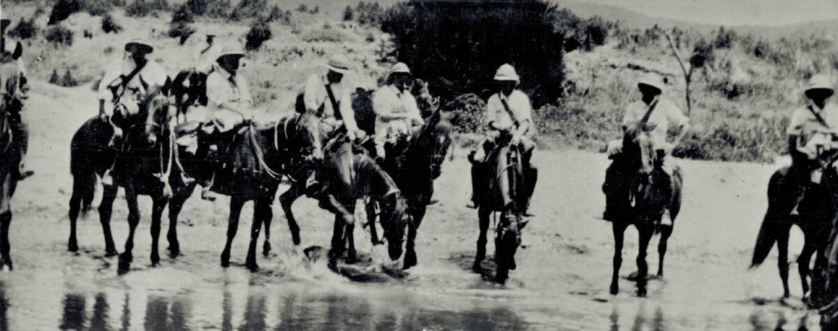 Duntroon cavalry ride to Mt Bimberi in 1921. Picture: RMC Archives