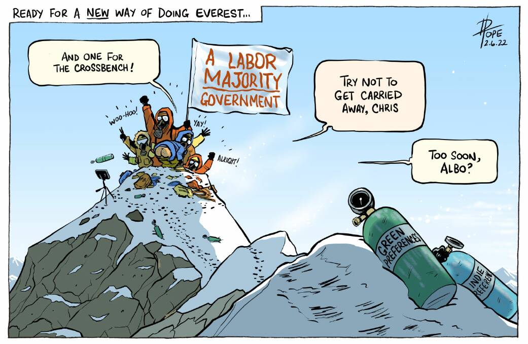 David Pope's view from June 2, 2022.