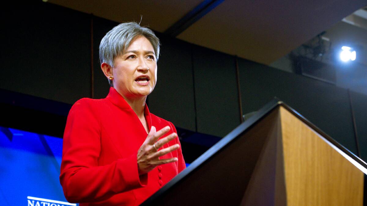 Foreign Affairs Minister Penny Wong. Picture by Elesa Kurtz