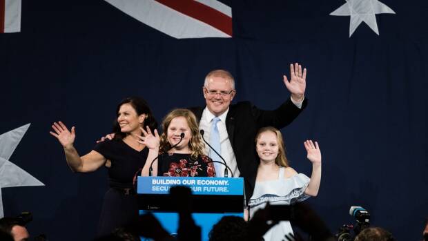 Scott Morrison and the Liberals outgunned Labor. Picture: James Brickwood