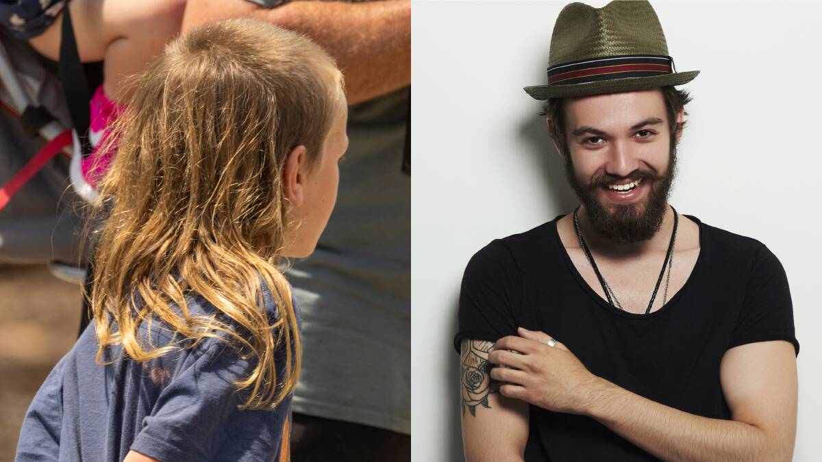 A fine mullet on someone attending this year's festival, left, is a bit like an upside down beard on a hipster. Pictures by Gary Ramage, Shutterstock