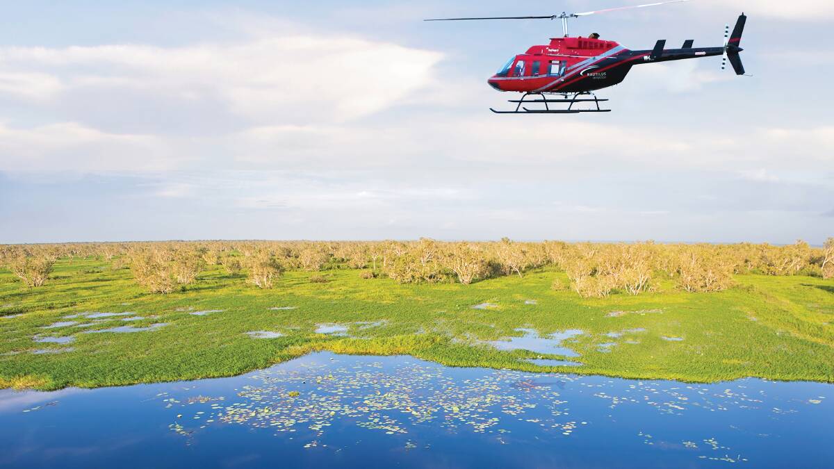 Collect your own botanicals by helicopter to make gin. Picture supplied
