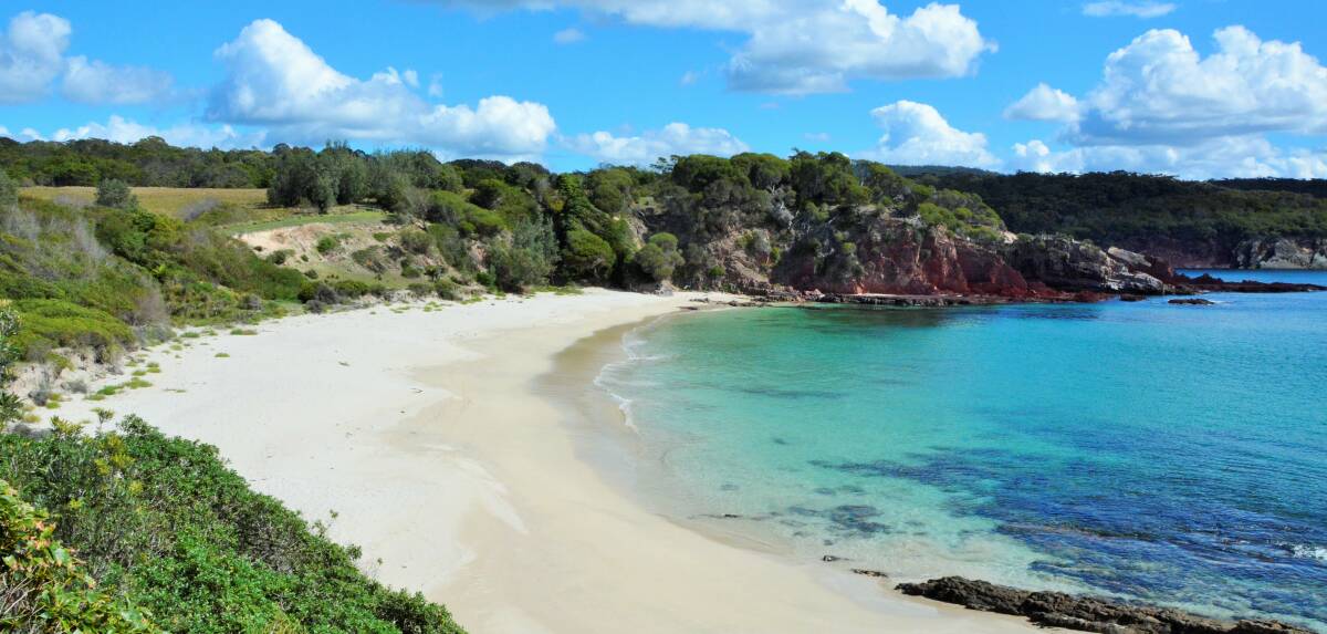 With more than 400 beaches, most of them deserted like Mowarry Beach south of Eden, according to David Briese, the proposed Great South Coast Walk has the potential to be one of the world's spectacular coastal walks. Picture: Tim the Yowie Man