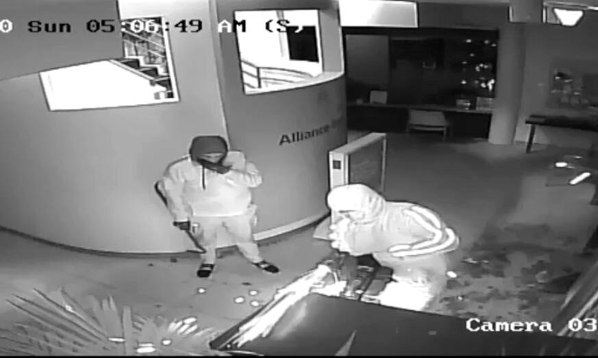 A screenshot from the CCTV footage issued by police.
