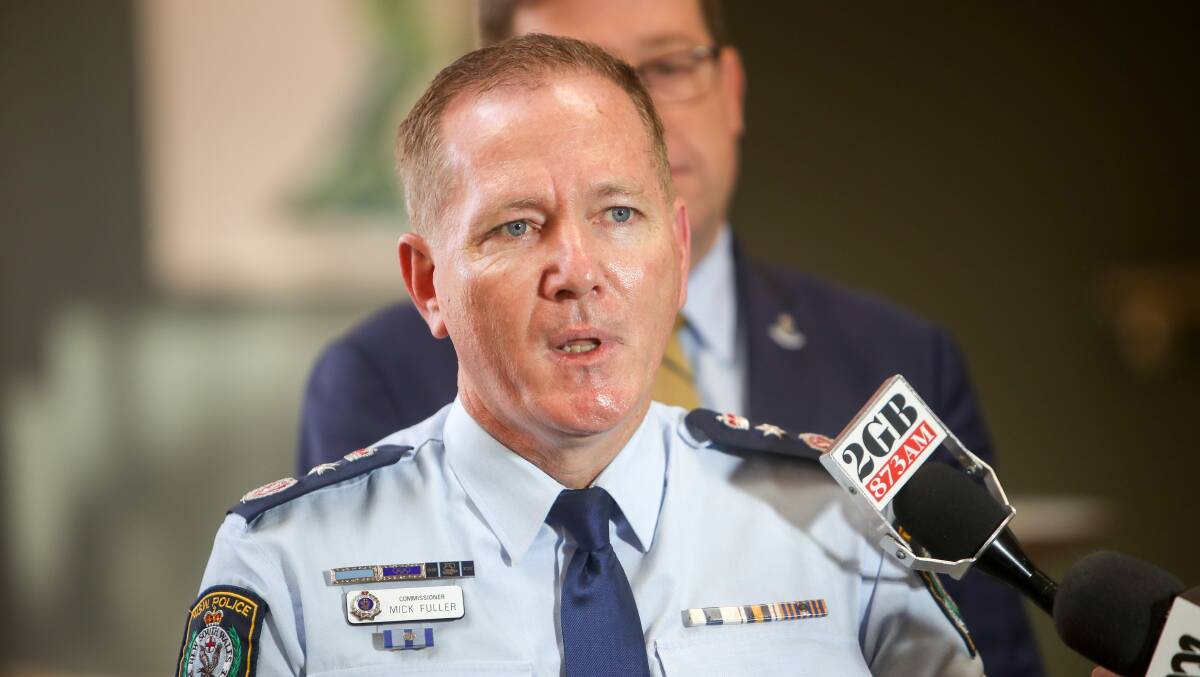 NSW Police Commissioner Mick Fuller. Picture: Adam Mclean