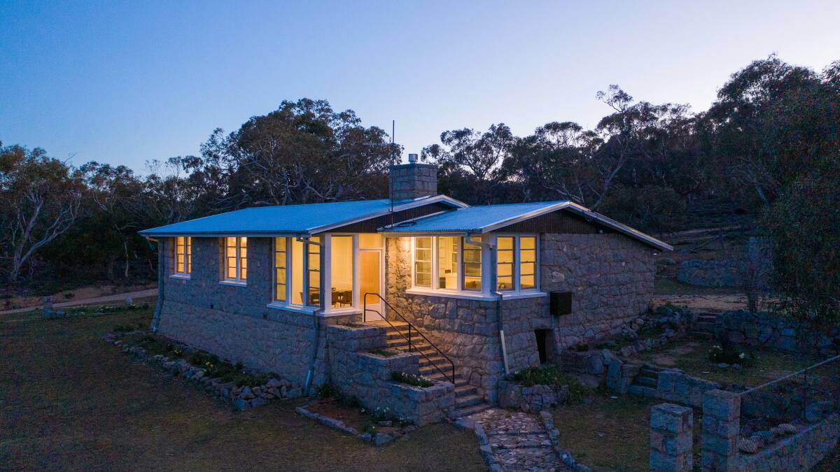 This stone cottage, built for Kosciuszko National Park's first superintendent, is now available for holiday bookings. Picture: DPIE/Murray Vanderveer