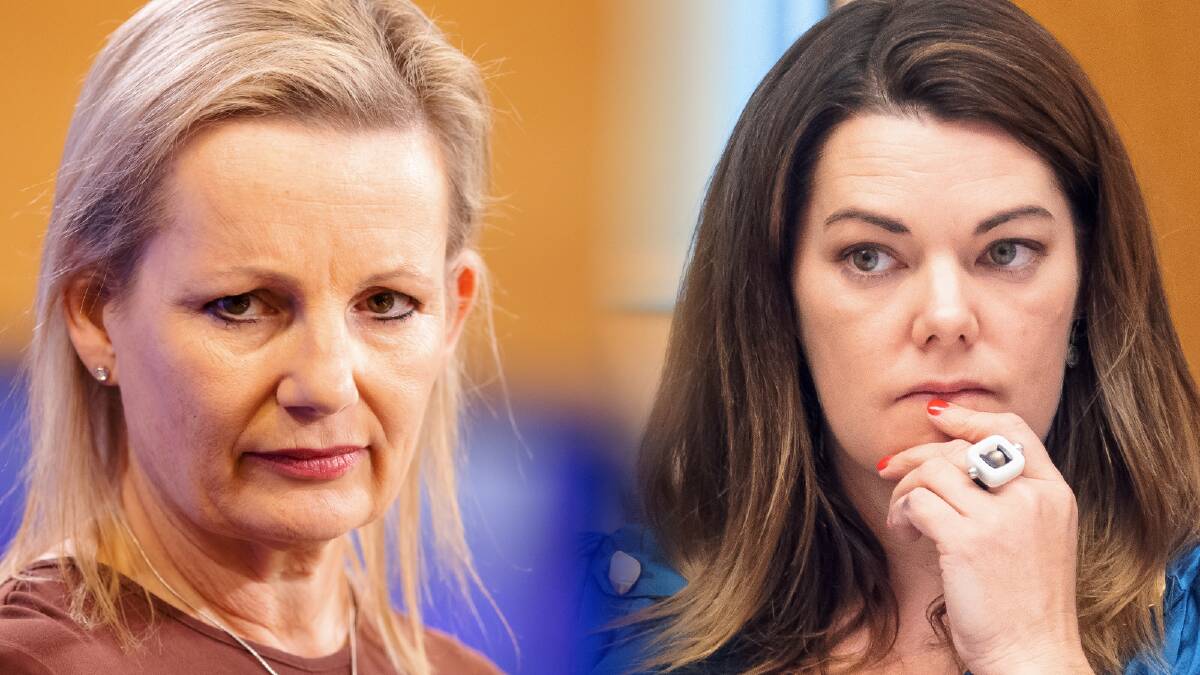 Former environment minister Sussan Ley, left refused to release the state of the environment report before the election. Greens environment spokeswoman Sarah Hanson-Young said the new government must release it immediately. Pictures: Sitthixay Ditthavong