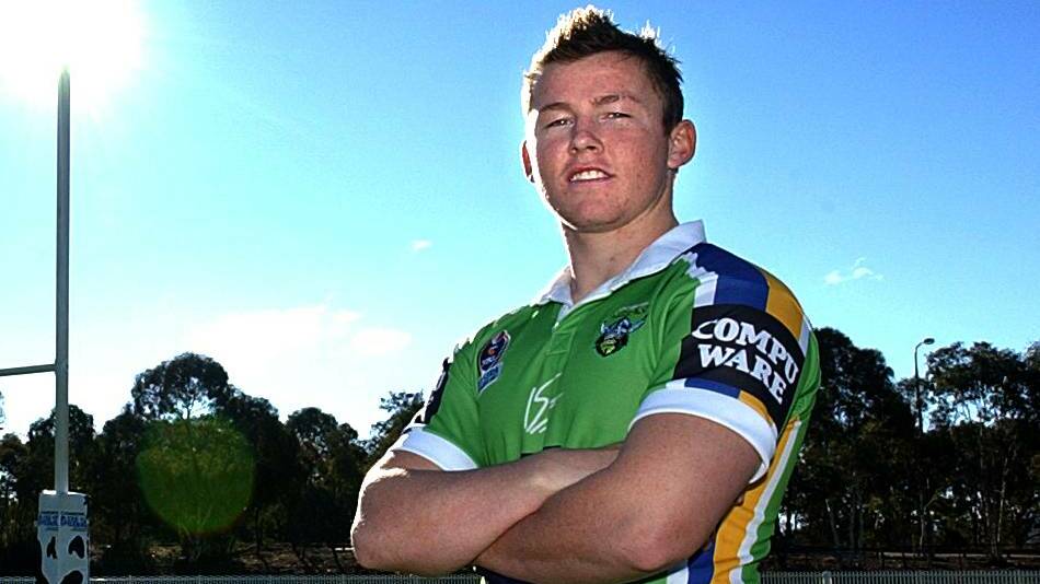 Todd Carney back in his days as a Raider. Picture: Gary Schafer
