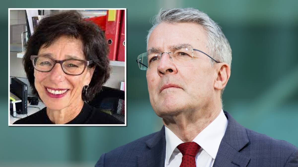 Attorney-General Mark Dreyfus is on leave after the death of his wife Deborah Chemke, inset. Pictures by Sitthixay Ditthavong, Linkedin