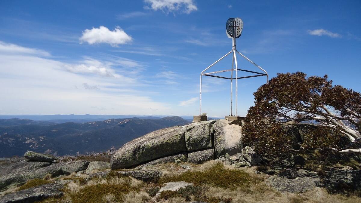 A more recent photo of the summit of Mt Bimberi - the ACT's highest peak. Picture: Chris Bashford