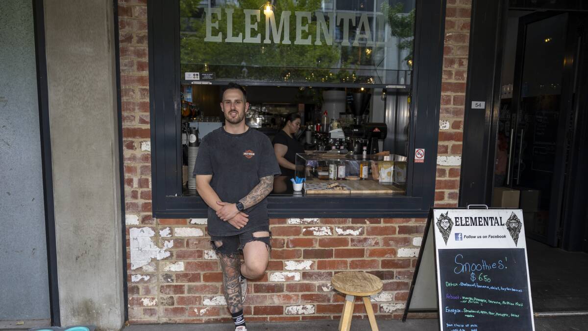 Elemental coffee shop owner Julian Fresi. Picture by Gary Ramage
