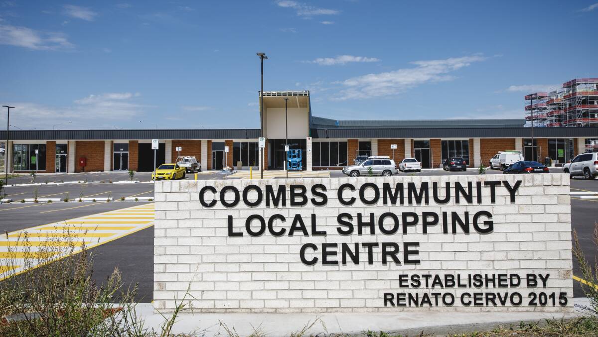 It took some time for tenants to move into the Coombs shops. Picture by Sitthixay Ditthavong