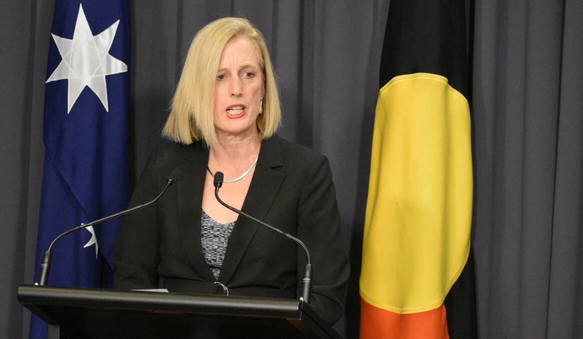 Finance Minister Katy Gallagher. Picture: Jamieson Murphy.