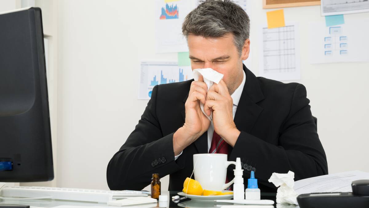 Sick days are on the rise again. Picture Shutterstock