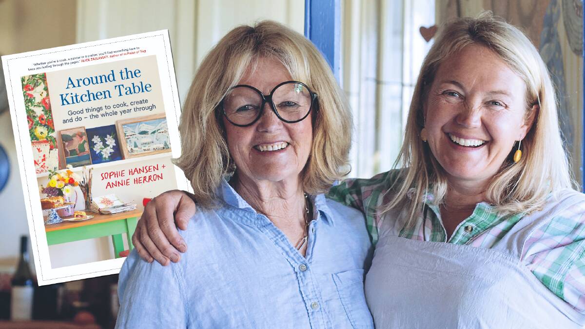Mother and daughter Annie Herron and Sophie Hansen have collaborated on a book. Picture: Henry Herron
