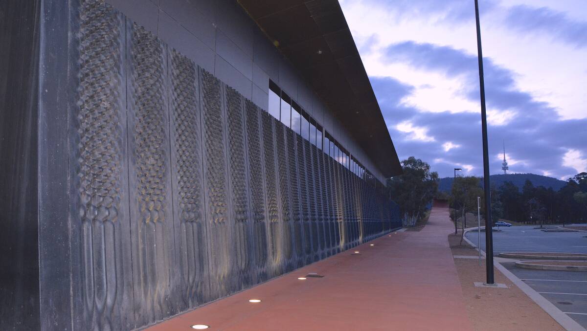 The non-welcoming "front" of the AIATSIS building in Acton. Picture: Tim the Yowie Man