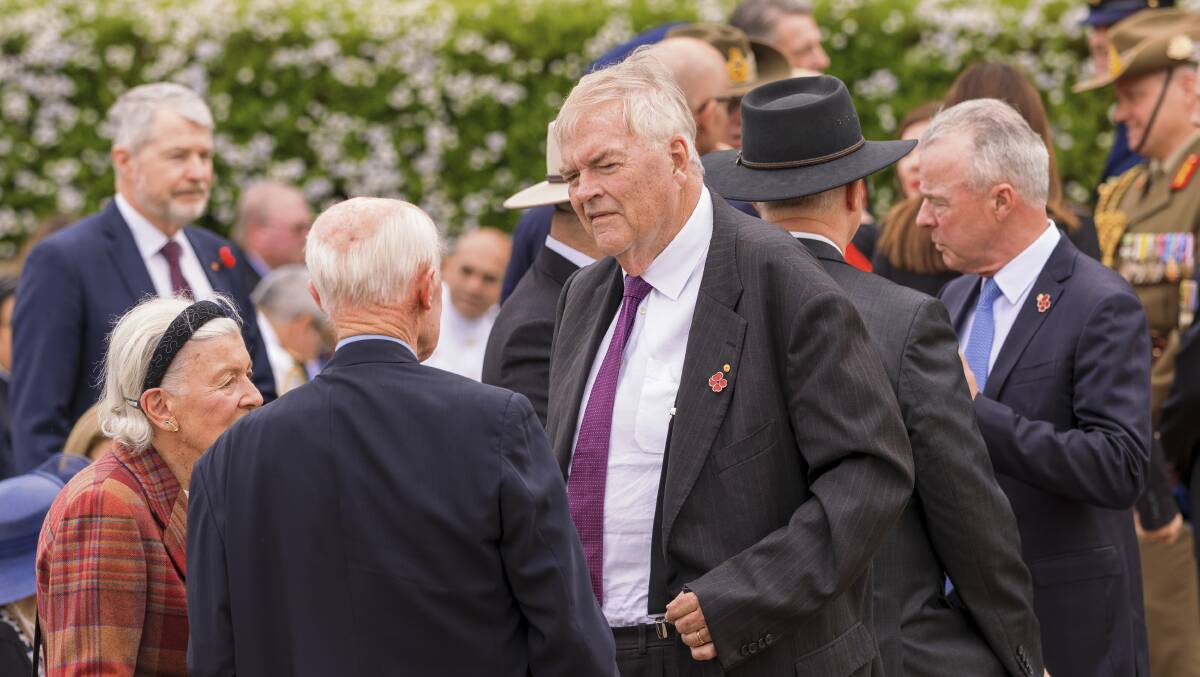 Former Labor leader Kim Beazley at Remembrance Day commemorations at the Australian War Memorial last month. Picture by Keegan Carroll