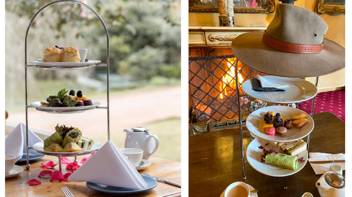 You can have High Tea on the terrace, or by the fire, at Milton Park Country House Hotel & Spa. Pictures supplied, Tim the Yowie Man