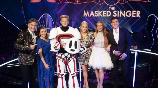 Cody Simpson was named the winner of The Masked Singer. Picture: Network 10