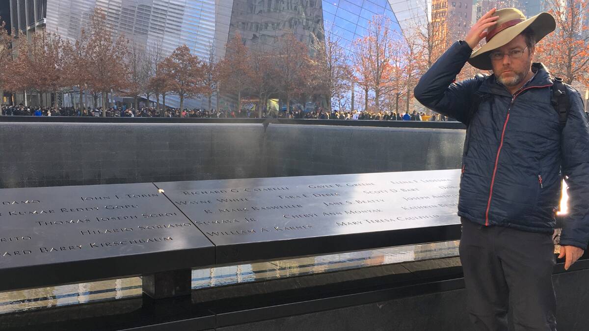 Tim at the 9-11 memorial earlier this week.