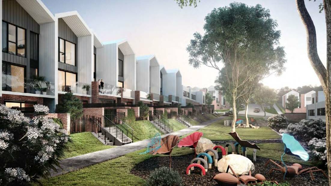 Artist impression of the proposed development of the former AFP complex in Weston. Picture: Village Building Company