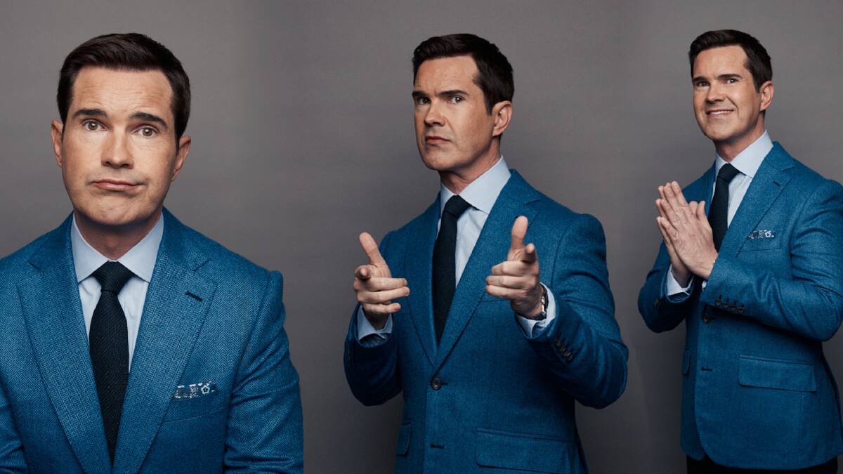 "I've been cancelled before and I'll be cancelled again," says Jimmy Carr. Pictures: Supplied