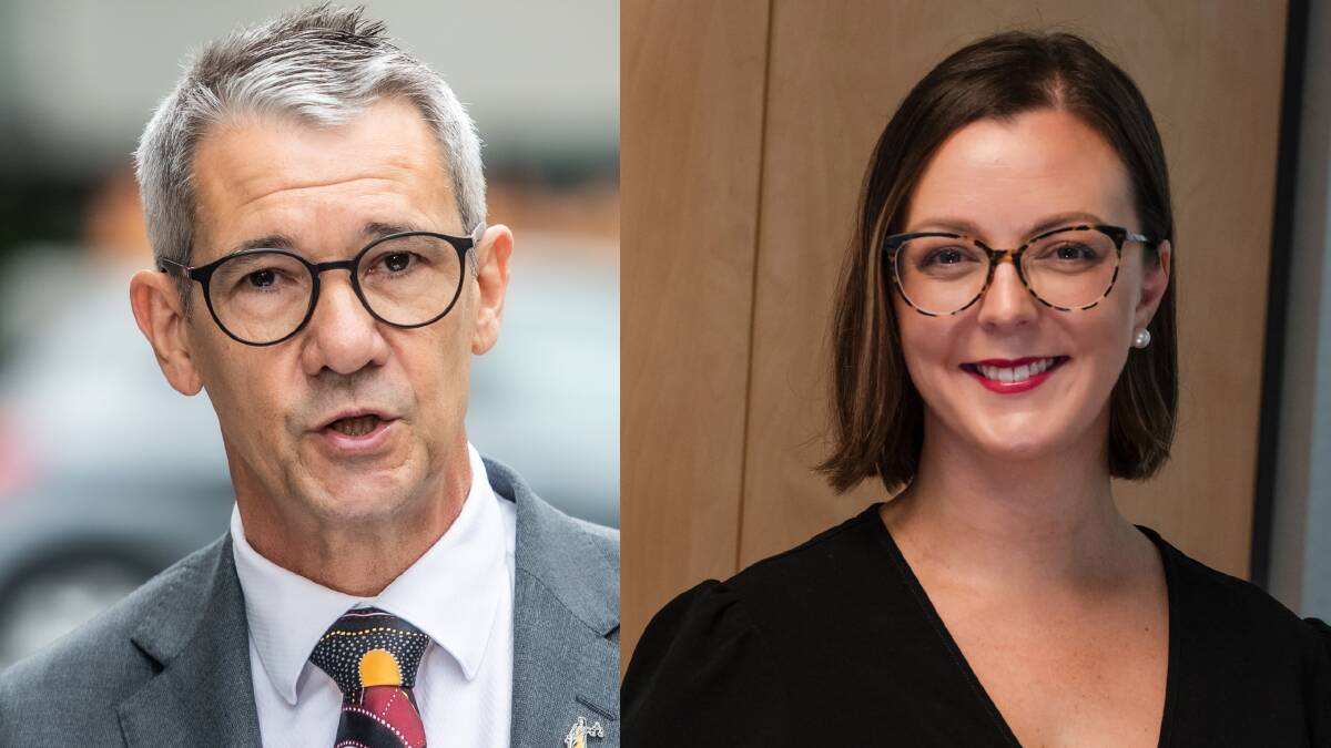Victoria Engels SC, right, has been appointed ACT Director of Public Prosecutions, taking over from Shane Drumgold who resigned last year. Picture supplied