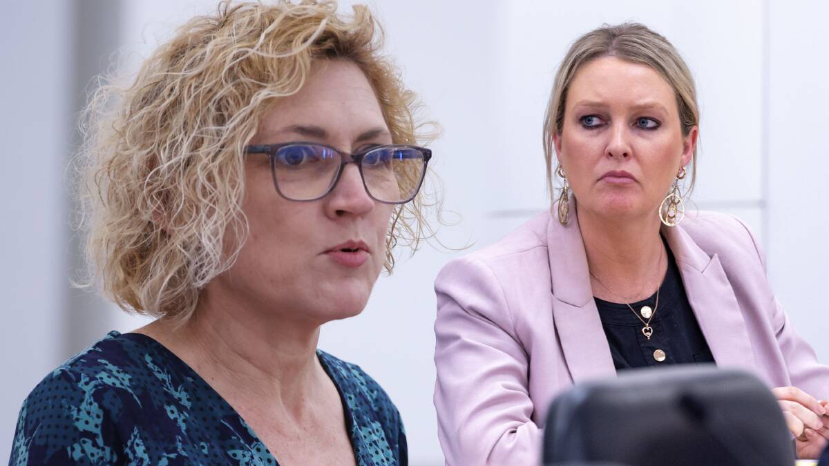 ACT Mental Health Minister Emma Davidson, left, and Labor backbencher Marisa Paterson. Pictures by Gary Ramage