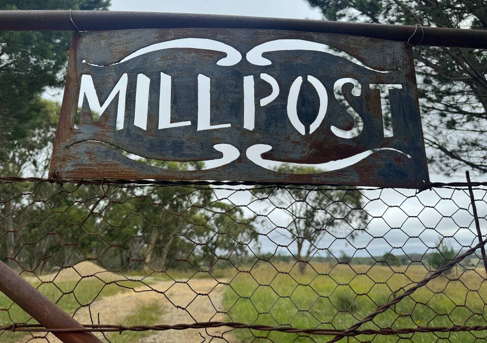 The unassuming entrance gate to Millpost, located 8 kilometres south-west of Bungendore. Picture by Tim the Yowie Man