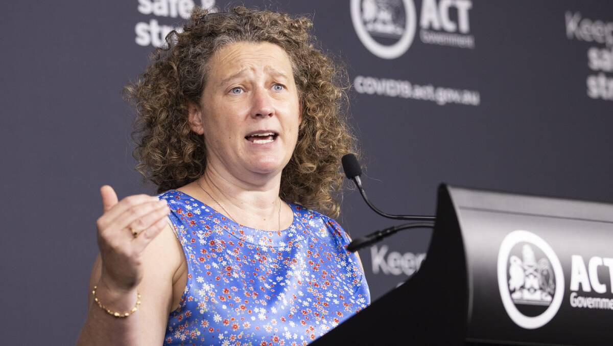 ACT chief health officer Dr Kerryn Coleman. Picture: Keegan Carroll