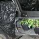 The car had a substantial amount of black plastic in it, and about 10 cannabis plants. Pictures: ACT Policing
