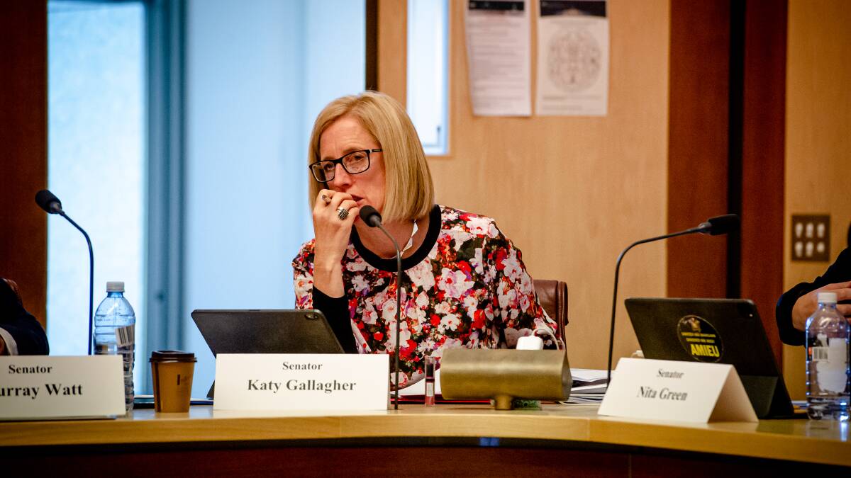 Senator Katy Gallagher. Picture: Elesa Kurtz